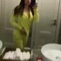 Going live in a public bathroom