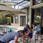 Accidental fart in the face