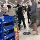 A man confronting baby formula hoarders in Sydney.