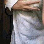 Taking the towel off