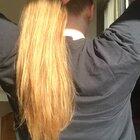 This is my favorite way to wear my hair up. It doesn’t require any ties/sticks/pins and stays in all day no matter how much you move around. It’s called a nautilus bun.