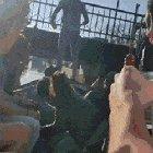 Going over the bridge instead of staying below