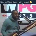 Why Kanye likes to be sued
