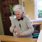 This is my mother in law Helen and she will be 89 in two weeks. I take care of her due to the unfortunate disease of dementia. Its moments like these that make it all worth it. Especially that adorable smile.