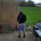 German guy almost burned a house down..