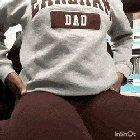 Library girl showing off