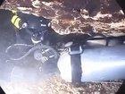 Cave diving