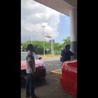 Man get stabbed in head after parking argument in Mexico . How is he still standing?