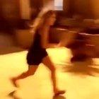 Jumping over a trash can