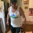 My dad removes a bottle cap