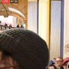 Eating the booger jerky at Lansing Capitol protest (with sound)