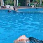 To do a wet hair flip