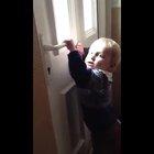Kid gets a mouthful of letters when the mailman comes by