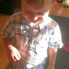 Caught my little dumbass eating the (delicious mint) dental floss