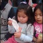 Little Girl With a Magic Trick for You