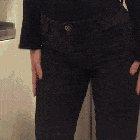 Yoga pants under jeans mean you can get comfy in the middle of a long trip, have a excuse to play with yourself & tease the rest of the passengers... [GIF]