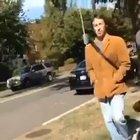 Black kid sucker punches man walking down the street