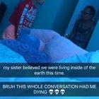 I thought we were living INSIDE the Earth!