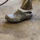 The only way to clean your Crocs