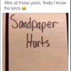 Finally understand the lyrics