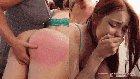 Allowed to cum after a long spanking