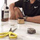 He sucks at this game...