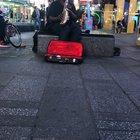 You can hear the sound of the sax reverberating off of the empty Times Square buildings