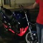 Look how awesome my motorbike is...