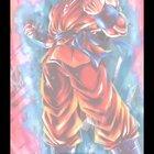 New SSGSS Goku card art animation