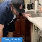 Doing the dishes during Quarantine
