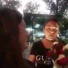 Flowers for your girlfriend? It's Not my girlfriend, it's my metalhead friend.