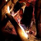 My friends remake of Anakin's and Obi Wan's duel, truly a dramatic masterpiece