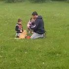 boy saves cat from giant missile