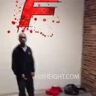 Private School showdown. Kid get's a bloody nose and broken knee