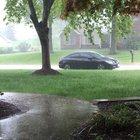 Eating lunch outside just because its raining