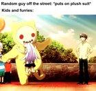 I wanna know who's behind the fur