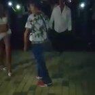 Dancing at the vacation resort...