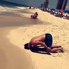 Human being released back into the ocean