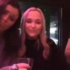 Her ex boyfriend walks in with his new girlfriend