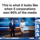 When 5 corporations own 90% of American media