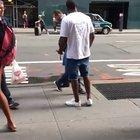 Vicious knockout in Times Square