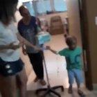 The doctors asked the kid what his dream was. The kid said it was to meet Batman. The doctor dressed up as the superhero to surprise the little one.