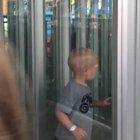 Running around a glass maze