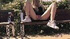 I miss being outside, just like this time when I flashed my pussy in the park 👗 [GIF]