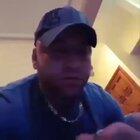 Dude attempts the fire extinguisher challenge