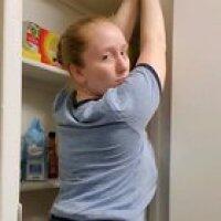 Bored in the kitchen