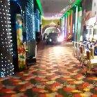 Dad and Son Drive Through Casino in Chile.