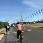 HMFT after I attempt a bike stunt in front of a moving car.