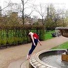 Let's take a picture with the fountain