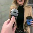 This is a show made by a small you tuber where he asks random people on the Subway to finish song lyrics he encountered this woman one blessed day.